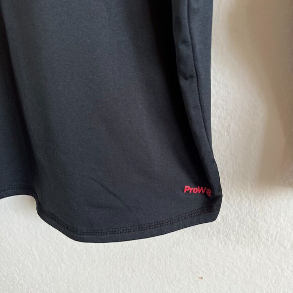 SPYDER Active ProWeb Black Fleece Lined 1/4 Zip Stretch Pullover Mens Large - Picture 7 of 9
